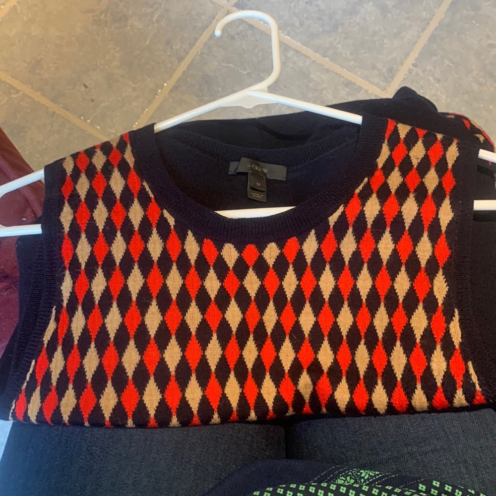 Lightweight wool Jackie shell in argyle!